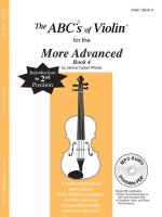 THE ABCS OF VIOLIN FOR THE MORE ADVANCED VIOLON