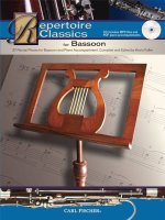 REPERTOIRE CLASSICS FOR BASSOON BASSON-PARTITION+PARTIES SEPAREES