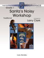 SANTA'S NOISY WORKSHOP ORCHESTRE-PARTITION+PARTIES SEPAREES