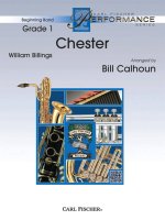 CHESTER CONCERT BAND/HARMONIE/FANFARE-PARTITION+PARTIES SEPAREES