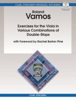 EXERCISES FOR THE VIOLA ALTO+DVD