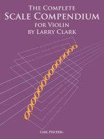 THE COMPLETE SCALE COMPENDIUM FOR VIOLIN VIOLON