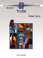 TROLLS! ORCHESTRE-PARTITION+PARTIES SEPAREES