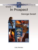 IN PROSPECT ORCHESTRE-PARTITION+PARTIES SEPAREES