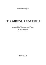 EDWARD GREGSON: CONCERTO FOR TROMBONE