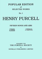 HENRY PURCELL: FIFTEEN SONGS AND AIRS SET 1 (SOPRANO OR TENOR)
