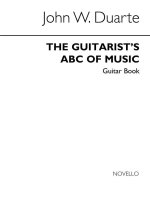 DUARTE: GUITARIST'S ABC OF MUSIC LIVRE SUR LA MUSIQUE