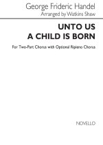 GEORGE FRIDERIC HANDEL: UNTO US A CHILD IS BORN (TWO-PART CHORUS)