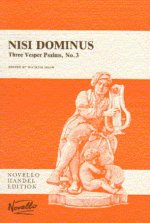 G.F. HANDEL: NISI DOMINUS (THREE VESPER PSALMS NO.3) CHANT