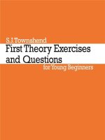 FIRST THEORY EXERCISES AND QUESTIONS LIVRE SUR LA MUSIQUE
