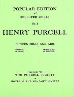 HENRY PURCELL: FIFTEEN SONGS AND AIRS SET 1 (CONTRALTO OR BARITONE)