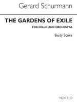 SCHURMANN: THE GARDENS OF EXILE (CELLO/ORCHESTRA)