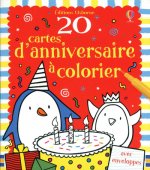 20 cartes d'anniversaire à colorier