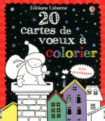 20 cartes de voeux à colorier
