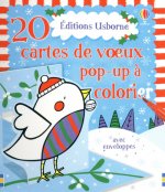 20 cartes de voeux pop-up à colorier