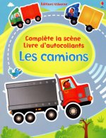 Les camions - Complète la scène livre d'autocollants