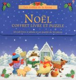 coffret Noël - livre et puzzle - Les contes de la ferme