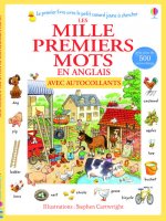 LeS mille premiers mots en anglais avec autocollanTS