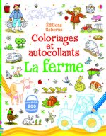 La ferme - Coloriages et autocollants