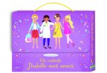 Ma valisette J'habille mes amies - 4 livres autocollants