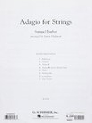 ADAGIO FOR STRINGS