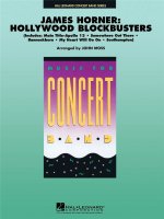 HOLLYWOOD BLOCKBUSTERS CONCERT BAND/HARMONIE/FANFARE -PARTITION+PARTIES SEPAREES