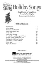 LET'S ALL SING HOLIDAY SONGS  (CD)