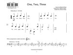ONE, TWO, THREE PIANO