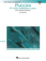 O MIO BABBINO CARO FROM GIANNI SCHICCHI CHANT