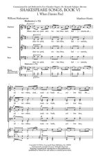 MATTHEW HARRIS: SHAKESPEARE SONGS - BOOK VI CHANT