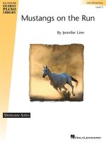 MUSTANGS ON THE RUN PIANO