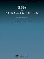 ELEGY FOR CELLO AND ORCHESTRA VIOLONCELLE