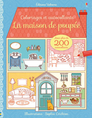 La maison de poupée - Coloriages et autocollants