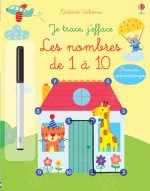 Je trace, j'efface - Les nombres de 1 à 10