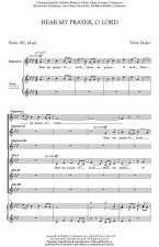 TOBIN STOKES: HEAR MY PRAYER, OH LORD (SSA DV A CAPPELLA)  CHANT