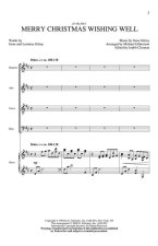 GENE GILROY: MERRY CHRISTMAS WISHING WELL (ARR. MICHAEL GILBERTSON) CHANT