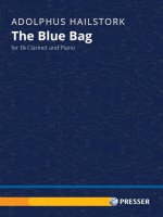THE BLUE BAG CLARINETTE-LIVRE +PARTITION