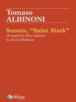 SONATA SAINT MARK MUSIQUE D'ENSEMBLE-PARTITION+PARTIES SEPAREES