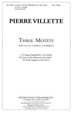 THREE MOTETS 2. JESU, DULCIS MEMORIA CHANT