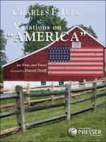 VARIATIONS ON AMERICA FLUTE TRAVERSIERE-LIVRE +PARTITION
