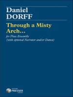 THROUGH A MISTY ARCH... MUSIQUE D'ENSEMBLE-PARTITION+PARTIES SEPAREES