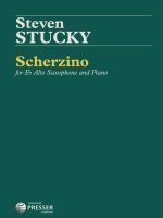 SCHERZINO SAXOPHONE-LIVRE +PARTITION