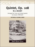 QUINTET FOR FLUTE & STRINGS (FACSIMILE)