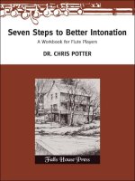 SEVEN STEPS TO BETTER INTONATION FLUTE TRAVERSIERE