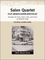 SALON QUARTET BY MENDELSSOHN