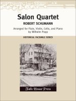 SALON QUARTET BY SCHUMANN