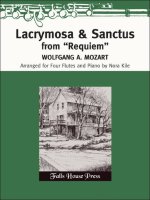 LACRYMOSA & SANCTUS FROM REQUIEM FLUTE TRAVERSIERE