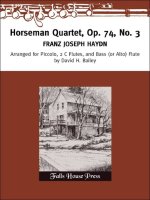 HORSEMAN QUARTET OP.74 NO.3 FLUTE TRAVERSIERE