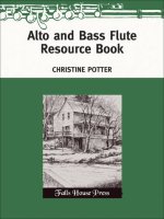 ALTO & BASS FLUTE RESOURCE BOOK FLUTE TRAVERSIERE