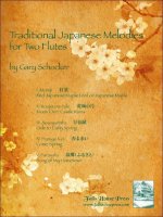 TRADITIONAL JAPANESE MELODIES FLUTE TRAVERSIERE